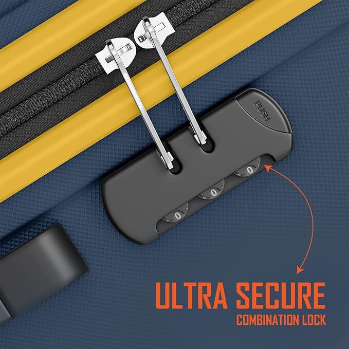 Safari Genius Alley Set of 3 (Cabin+ Medium + Large) Trolley Bags Hard Case Polypropylene