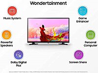 Samsung 80 cm (32 Inches) Wondertainment Series HD Ready LED Smart TV UA32T4340BKXXL