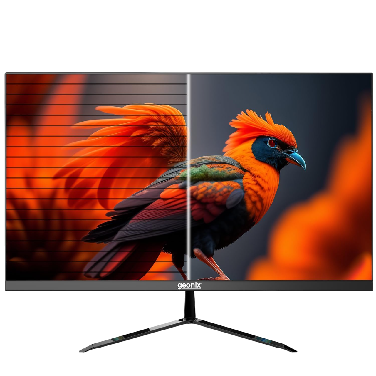 Geonix 22 Inch 75 Hz PC Monitor, 3 Years Warranty -GXTF-WVHDF22