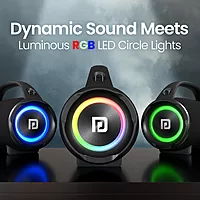 Portronics Thunder 2.0 – 60W Party Speaker with Rich Sound, Dynamic RGB Lights & TWS Connectivity