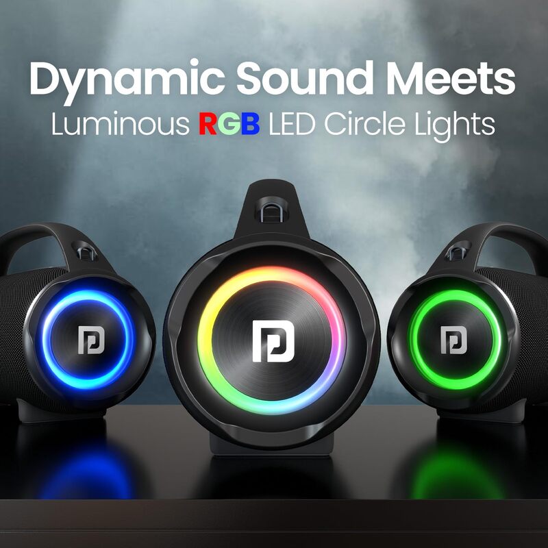 Portronics Thunder 2.0 POR 2338 Bluetooth Speaker – 60W | TWS | Handsfree Calling | Black