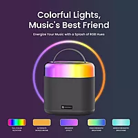 Portronics Dash 3 – 16W Bluetooth Speaker with Mic | Powerful Sound, Deep Bass & Hands-Free Calling for Parties & Music