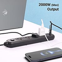 Frontech FT-3514 with 4 universal sockets, 1.5 m cable, LED indicator & surge protection. Compact and safe for everyday use.