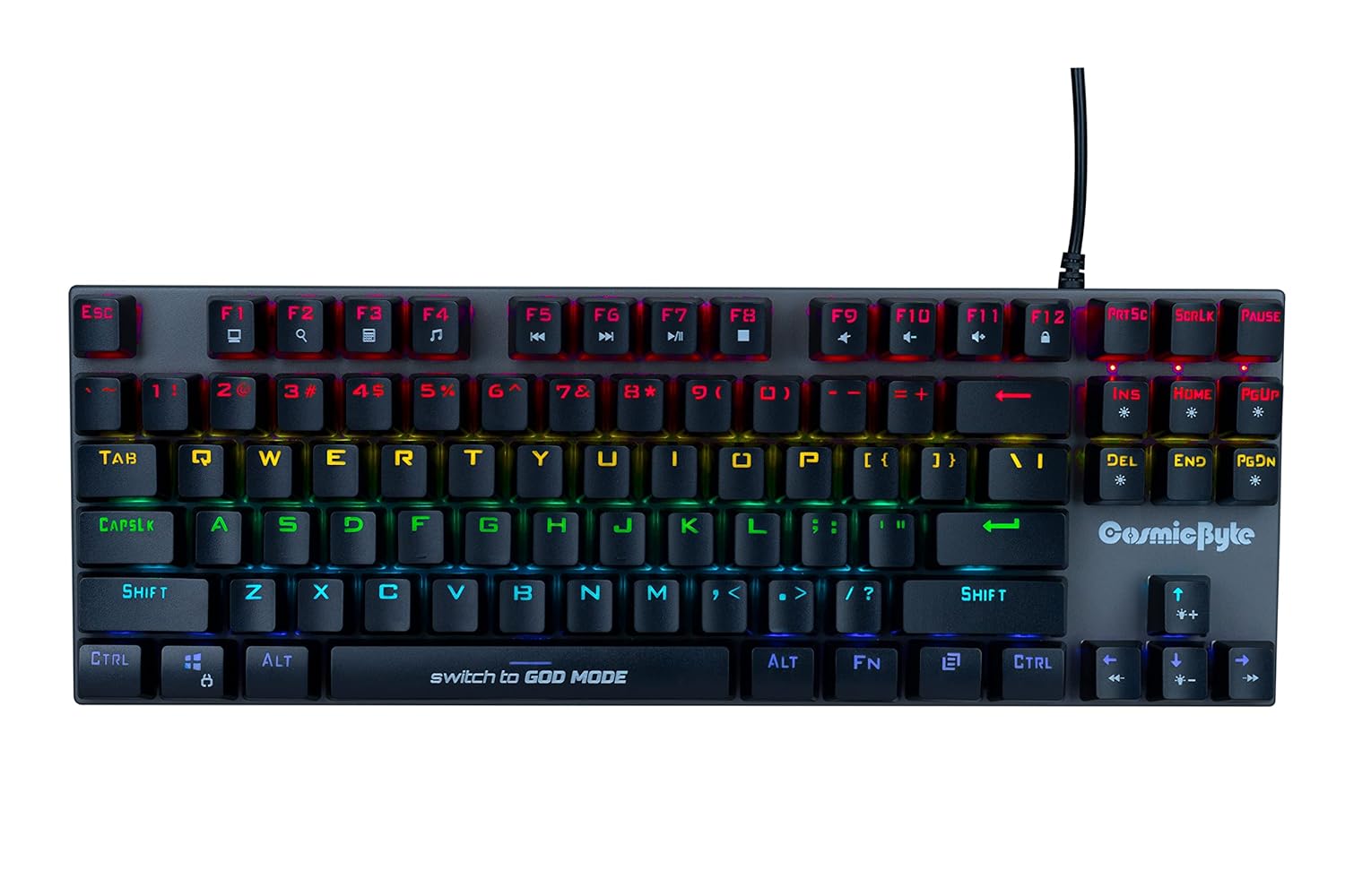 OpenBox Cosmic Byte CB-GK-25 Pandora TKL Mechanical Keyboard Outemu Blue Switches Wired USB Gaming Keyboard