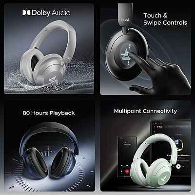 boAt Rockerz 650 Pro (Iris Black) - New Arrival boAt Rockerz 650 Pro (Iris Black) - New Arrival