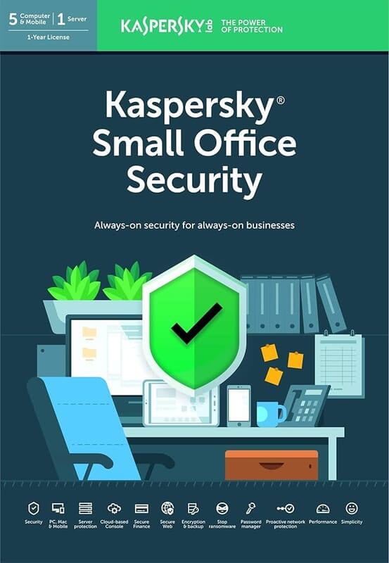 Kaspersky Small Office Security (6 user-1 Server + 5 DT) (1yr) ESD