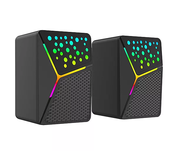 Live Tech BEAT-X USB Gaming Speaker 2.0 – RGB Sound delivers immersive audio with vibrant RGB lighting. Perfect for gamers seeking enhanced sound quality and a visually appealing setup.