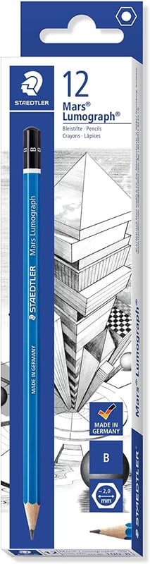 STAEDTLER 100 LUMOGRAPH PENCILS - B STAEDTLER 100 LUMOGRAPH PENCILS - B