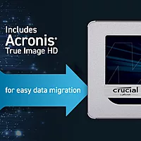 Open Box Crucial MX500 500GB SATA 6.0Gb/s 2.5-inch 7mm Internal SSD (CT500MX500SSD1)