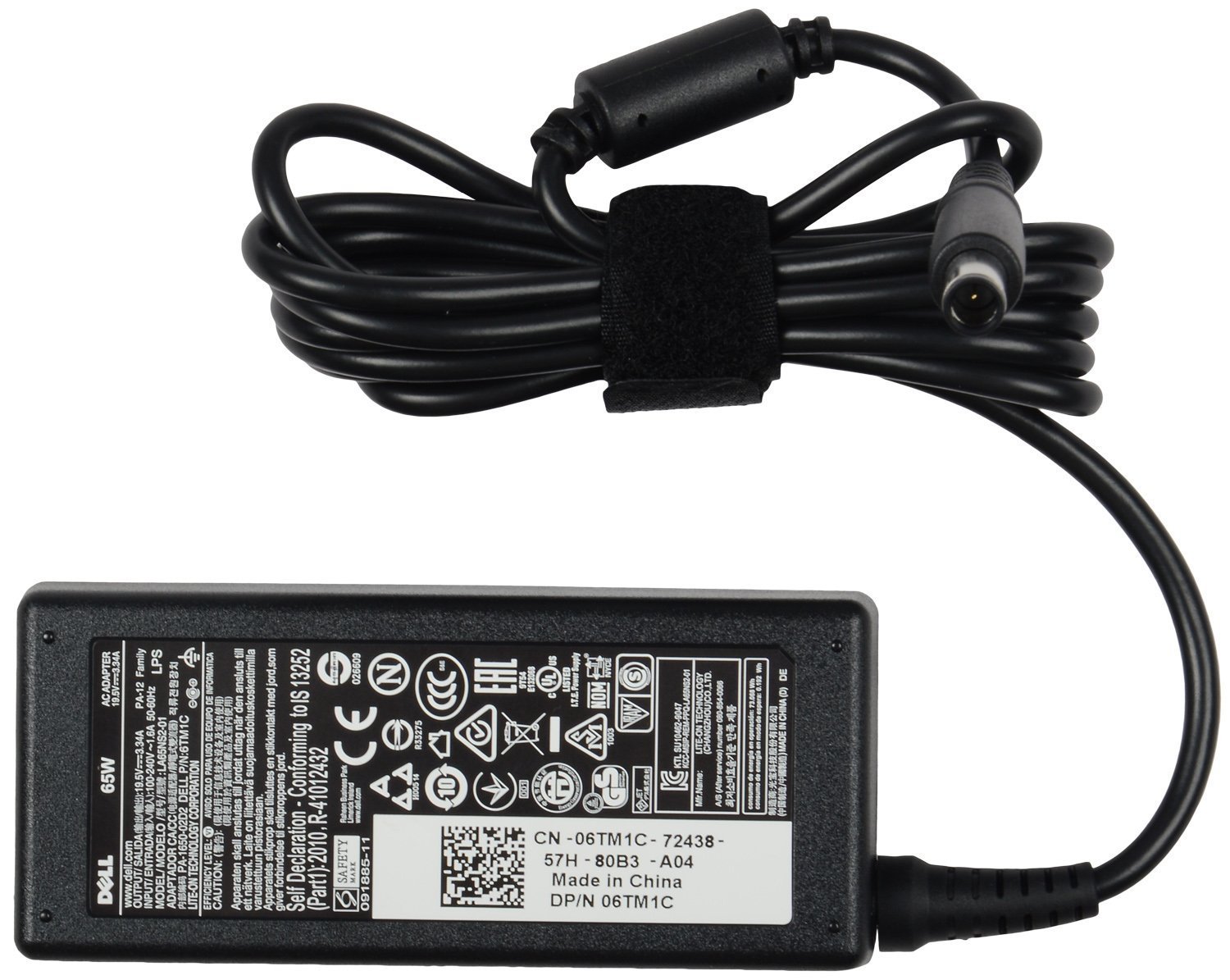 Dell Inspiron 65W Original Laptop Adapter/Charger (Without Power Cable)