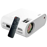 ZEBRONICS LP1000 LED Projector with 3300 Lumens Max, 150-inch Screen Size, HDMI in, AV in, AUX Out, USB x 2, FHD 1080p, 50,000h Lifelong LED lamp