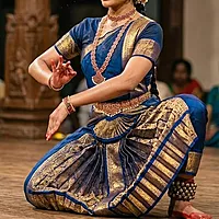 Gold Plated Traditional Long Haram for Women & Girls | Bharatanatyam Dance Jewelry