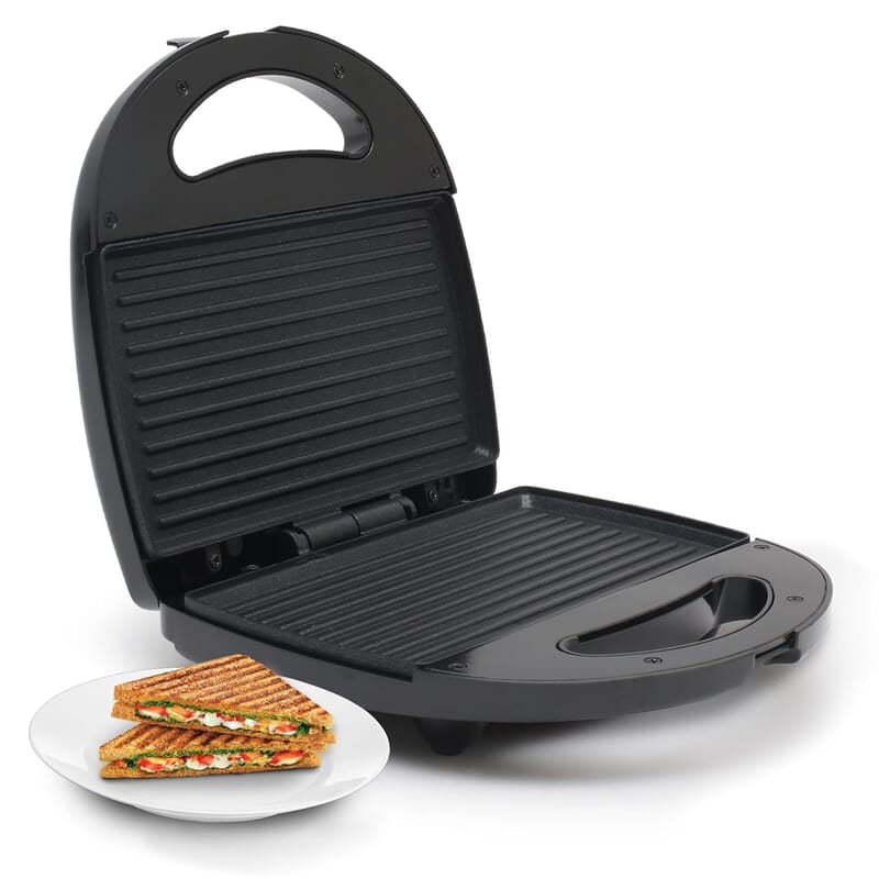 AGARO Delite Sandwich Maker, 750W, 4 Slice Non Stick Grill Plate