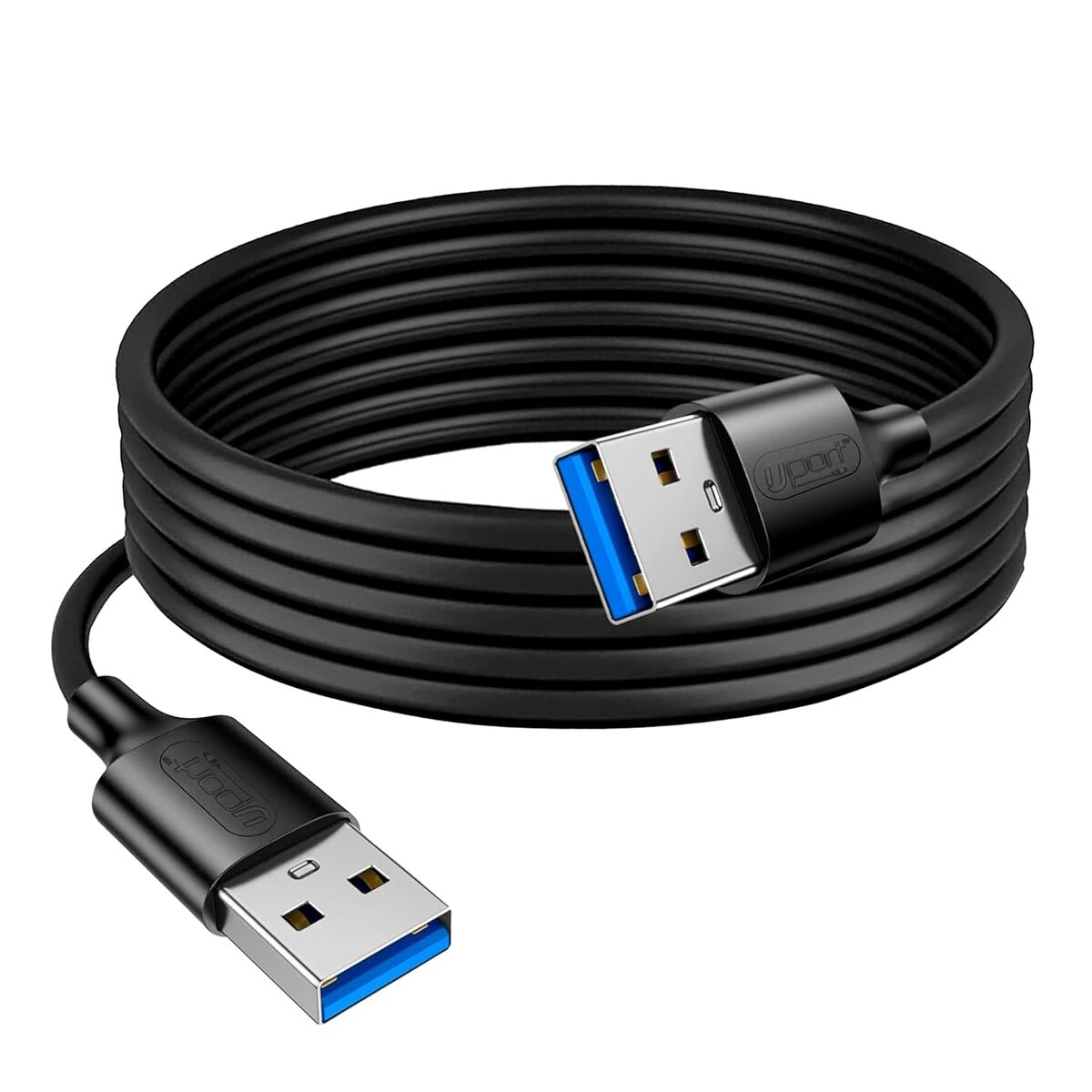 UPORT USB 3.0 Male to Male Cable 1.5M - High-speed data transfer, durable design, compatible with various devices. Ideal for connecting printers, external drives, and more. Plug and play convenience.