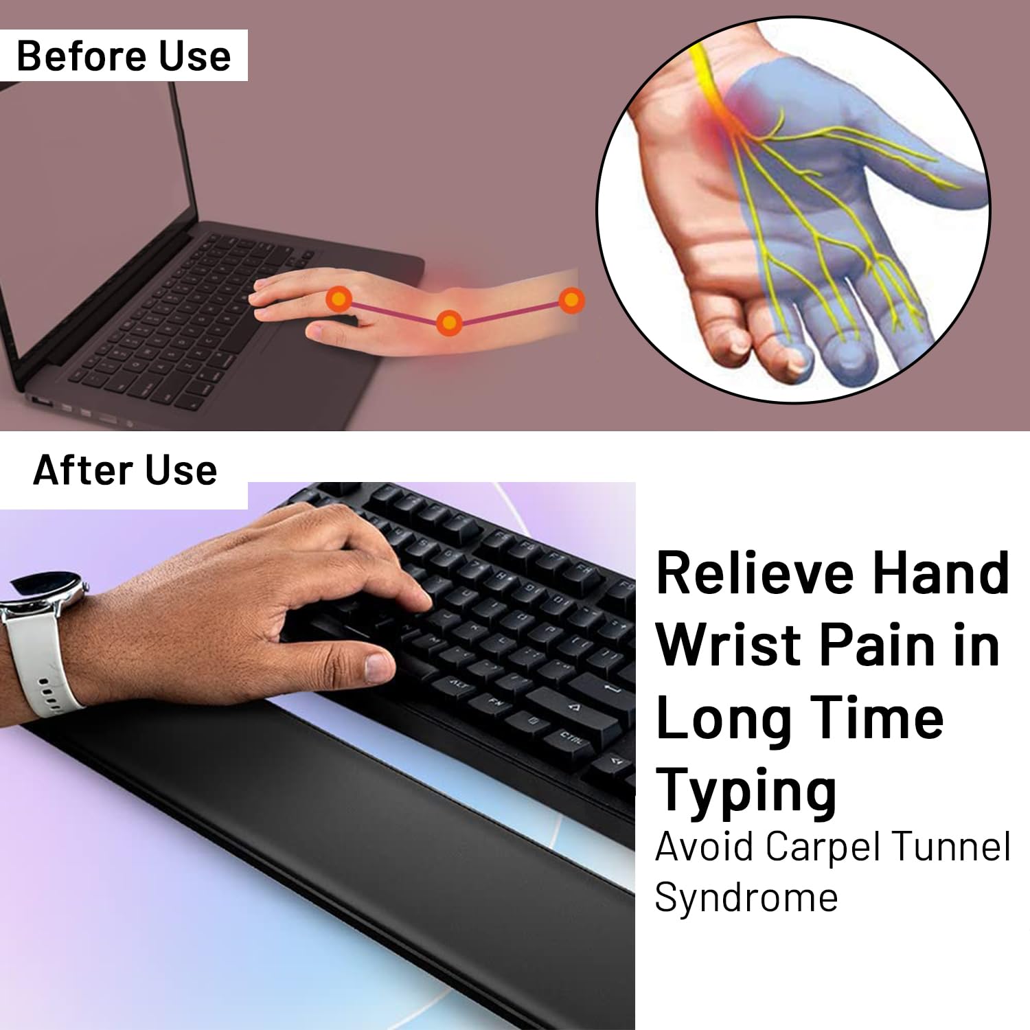 Archer Tech Lab Aphros 100 Keyboard Wrist Rest