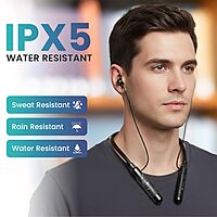 Portronics Harmonics Y3 Bluetooth In-Ear Headset – V5.4, Type-C | 40Hrs Play Time |  Black