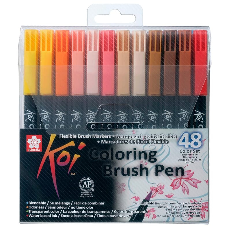 SAKURA KOI BRUSH PEN 48 SET SAKURA KOI BRUSH PEN 48 SET