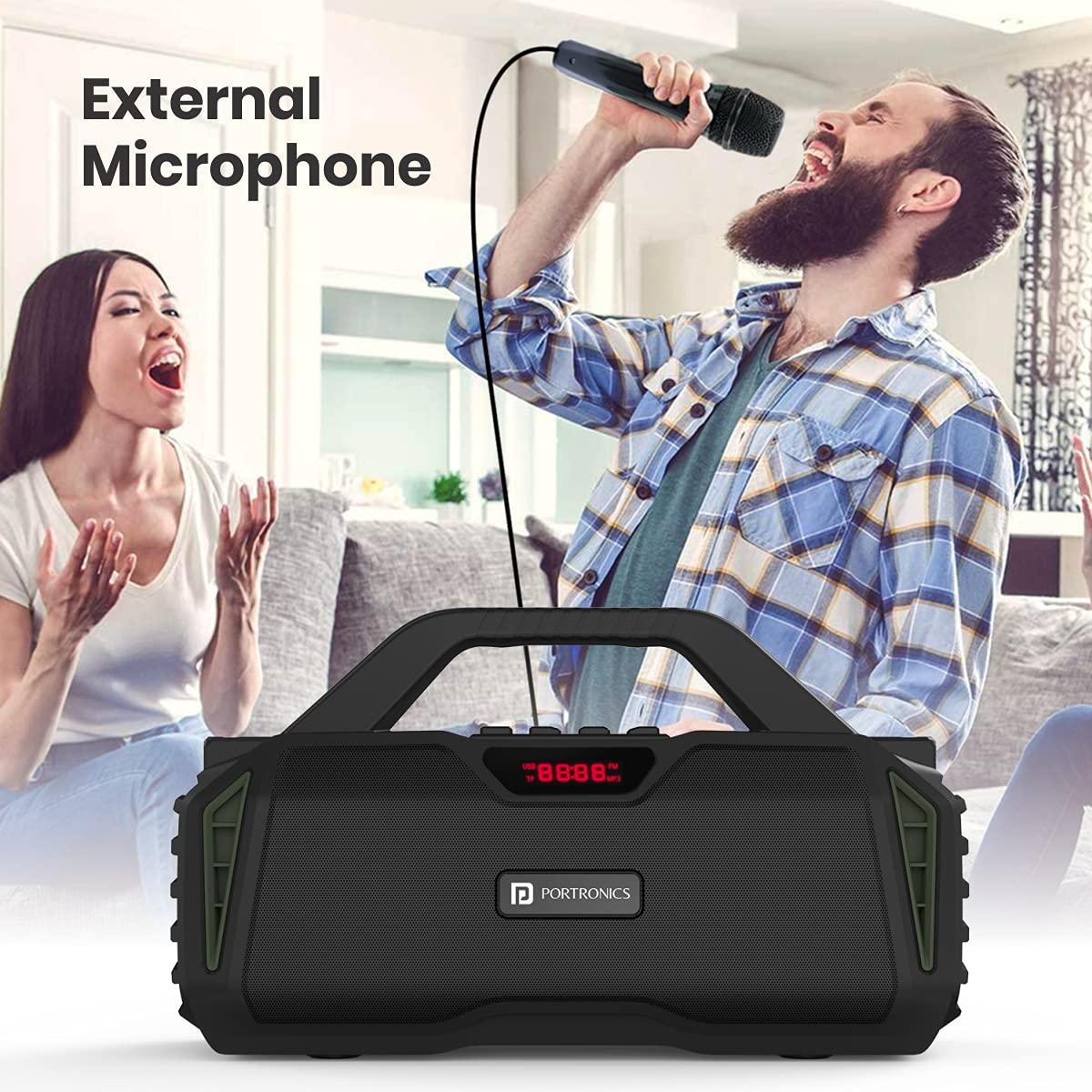 Portronics Chime Karaoke Speaker