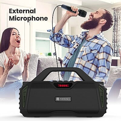 Portronics Chime Karaoke Speaker Portronics Chime Karaoke Speaker