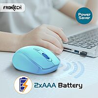 Frontech MS-0040 wired mouse offers precise tracking, ergonomic design, and smooth performance—perfect for everyday computing.