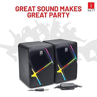 SPEAKER I BALL 2.0 USB DISCO 9 RGB