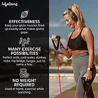 Lifelong Resistance Bands for Workout - Resistance Tube with Foam Handles - Exercise Equipment