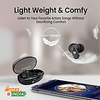 Portronics Twins S16 – TWS Earbuds, 24H Playtime, Black. Enjoy seamless connectivity, deep bass, and a comfortable fit. Perfect for music lovers and on-the-go lifestyles. Grab yours now!