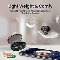 Portronics Harmonics Twins S16 in Ear Wireless TWS Earbuds with 24 Hrs Playtime Bluetooth 5.3v