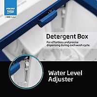 Voltas Beko, A Tata Product 8 Kg 5 Star Semi-automatic Top Load Washing Machine with Double Waterfall Technology