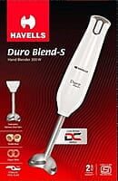 Havells Duro Blend - S Low Noise 300 watt Hand Blender with Detachable Stainless Steel White