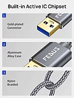 Uport USB 3.0 Extension Cable 1.5M - Boost connectivity with this sturdy, high-speed cable. Ideal for extending USB connections for devices.