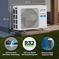 Godrej 1 Ton 5 Star, 5 Years Comprehensive Warranty, 5-in-1 Convertible Cooling, Inverter Split AC