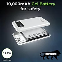 UltraProlink UM1127 - Juice-Up Slim 10K Powerbank (White)