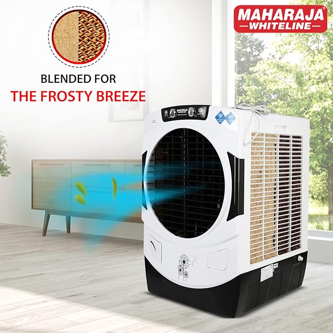 Maharaja Whiteline Bravo prime Desert Air Cooler with 65 Liter Large Tank Capacity, 165W