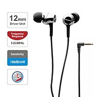 Sony MDR-EX255AP In-Ear Wired with Mic – Tangle-Free Cable|Clear Stereo Sound |3.5mm Audio
