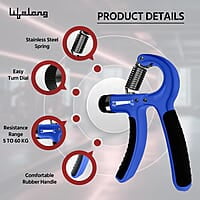 Lifelong Adjustable Hand Grip Strengthener, Hand Gripper for Men & Women for Gym Workout