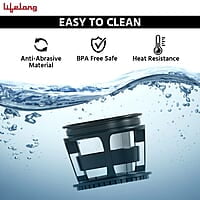 Lifelong Cold Press Juicer Blender 200 W, Slow Juicer Cold Pressed - Fruit & Vegetable Juicer