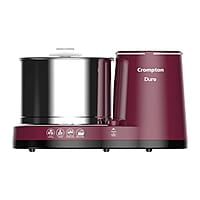 Crompton Greaves Duro 2-L Wet Grinder with Motor Vent-X Technology 1 Jar with Coconut Scrapper and Atta Kneader Accessories