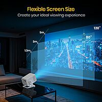 POR 2289 Beem 450	White	4000 Lumens LED,1080p, 5W In-built Speaker, Android, Remote	85286900	01Year