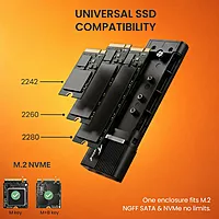 Techie NVMe SSD Enclosure USB 3.1 - TCMNENC3.1 PRO