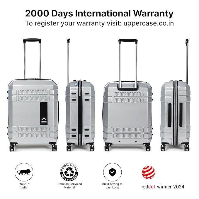 Check-In Inline Trolley Bag|Hardshellsided Luggage Anti-Scratch 8 Wheel Luggage
