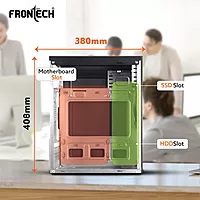 Frontech HUDSON FT-4301 Mid-Tower Gaming Case RGB