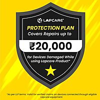 Lapcare LAPEX‑303 Surge‑protected extension board: 3 universal sockets, 3 USB ports (2.1 A), LED switch & mobile phone stand—safe charging.
