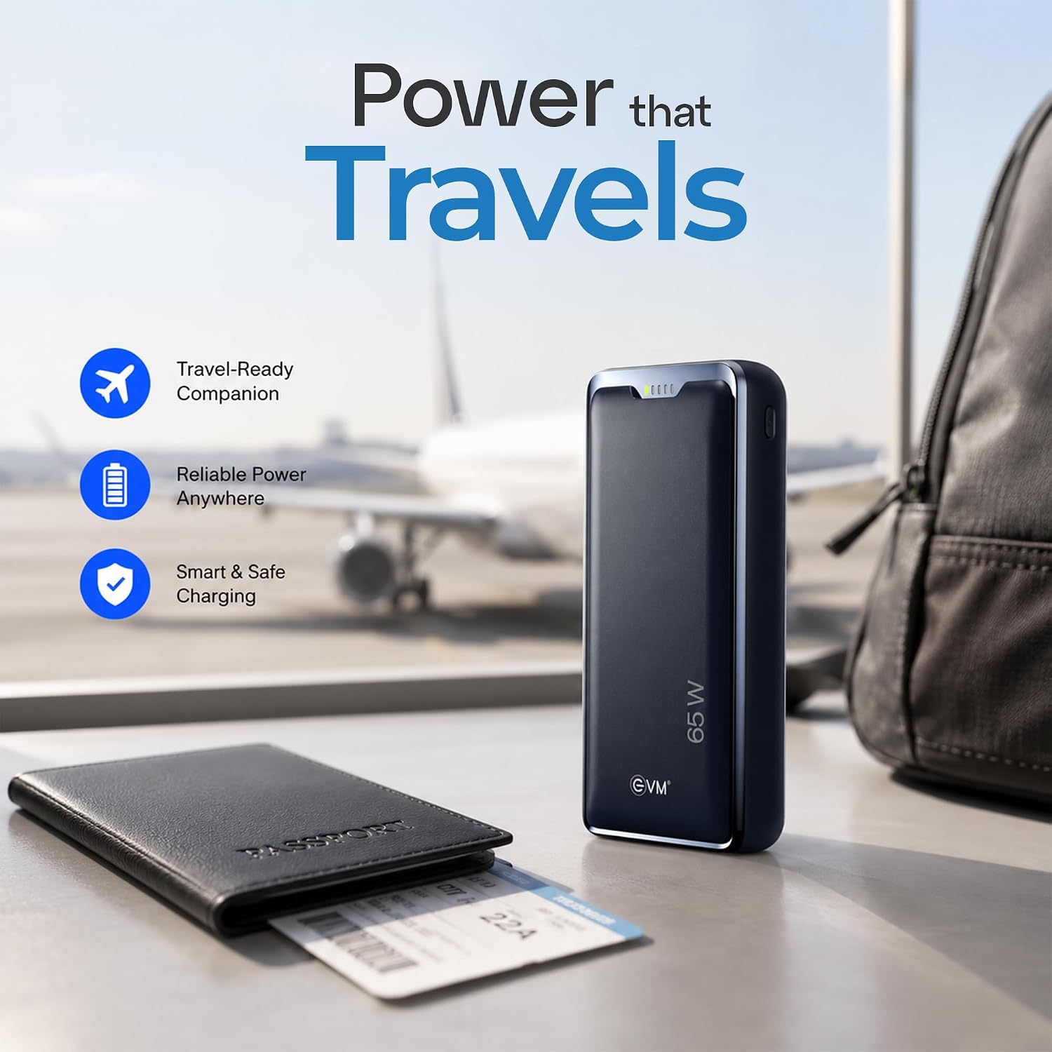 EVM P0402 EnLap Pro 65W 30000mAh Powerbank Misty (Black)