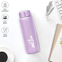 MILTON Aqua 750 Stainless Steel Water Bottle, 750 mlSingle walled Leak Proof