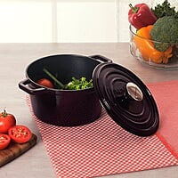 Wonderchef Ferro Cast-Iron Casserole with Lid- 24cm, 3.6L, 4.5mm