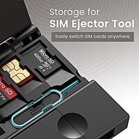 Portronics Mport 30 Plus Card Reader – USB Type-C & USB Dock | SD & microSD Support | Black