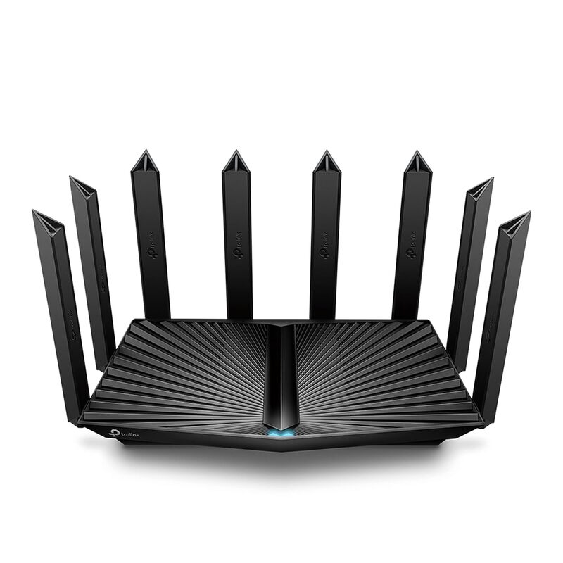 TP-Link Archer AX95 AX7800 Tri-Band 8-Stream Wi-Fi 6 7800 Mbps Wireless Router  (Black, Tri Band)