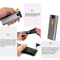 uPort NVMe M.2 SSD Enclosure – USB 3.1 offers high-speed data transfer with a sleek design. Compatible with M.2 NVMe SSDs, it ensures optimal performance and easy connectivity for your storage needs.