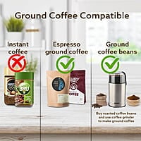 AGARO Imperial Espresso Coffee Maker, Coffee Machine, 15 Bars 1100W.